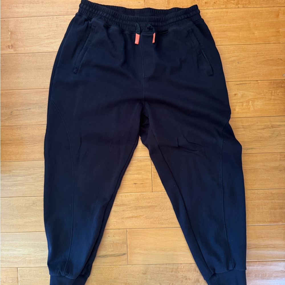 Fioboc Performance Joggers – Black Tech Sweatpants w/ Tapered Fit XXL